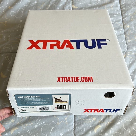 XTRATUF Men's 6" Legacy Ankle Deck Boot, Brown (size : 8) - Picture 9 of 9